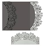 SELDIE for Scrapbooking Metal Die Cut Spider Web Punch Cutting Stencil Greeting Card Border Cover Handmade Paper Craft Decorating