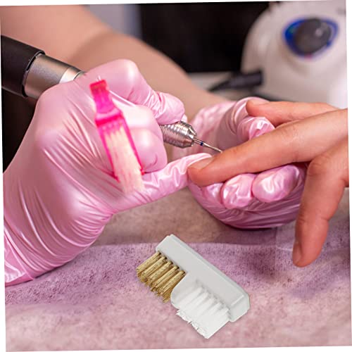 FRCOLOR 3 Pçs Escova De Limpeza De Unhas Pincel De Limpeza Escova De Limpeza De Broca De Elétrica Fe