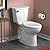 American Standard 215AA104.222 Cadet Pro 1.28 GPF 2-Piece Elongated Toilet with 12-in Rough-in, Linen, 3