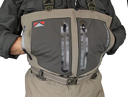 Image of Paramount Outdoors Whetstone Breathable Split Pocket Fly Fishing Chest Wader