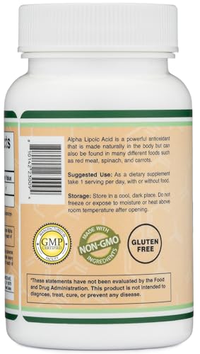 Double Wood Supplements DWALA Alpha Lipoic Acid 600Mg Per Serving, 60 Capsules thumb #5