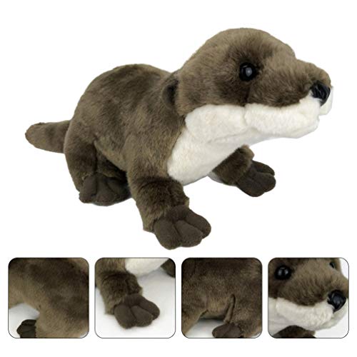 STOBOK Lontra Bichos de Pelúcia Boneca Lontra de Pelúcia Animal Travesseiro Almofada Brinquedos para