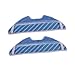 AIKEKE KEK Ersatzseitenbürste kompatibel mit CECOTEC Conga 1290 1390 1490 1590 DU-ST HEPA-Filter MOP PAD-Roboter-Staubsauger Ersatzteile (Color : 2pcs mop)