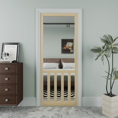 32x80 Solid Pine Screen Door