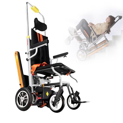 Carrello Elettrico Pieghevole Per Salire Le Scale, Telaio In Lega Di Alluminio, Può Essere Ripiegato E Riposto Nel Bagagliaio Di Un Veicolo. Per Pazienti Anziani Disabili Manual version