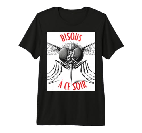 Humour - Marrant - drôle - Moustique T-Shirt Haut de Gamme