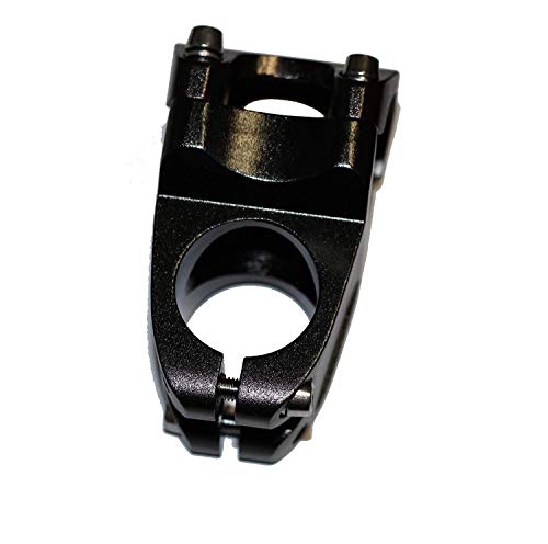 DEERU Bike Stem 31.8 × 40mm 7 Degree Mountain Bike Stem Bicycle Handlebar Stem Suitable for BMX MTB Road Bike (Aluminum Alloy) (Black)