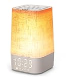 Wake Up Light Sunrise Alarm Clock, Digital Bedside Clock Dimmable Night Light Lamp, White Noise Machine Sound Machine with 30 Soothing Sounds & Timer for Baby, Kids, Adults, Heavy Sleepers, Bedrooms