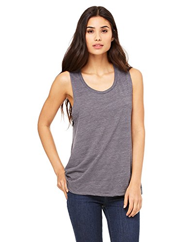 Bella + Canvas Ladies' Flowy Scoop Muscle Tank