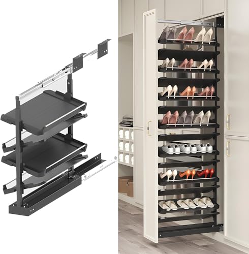 Étagère à chaussures empilable pour placard : finissez-en avec le désordre