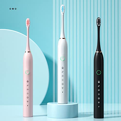 Valseel Sonic Electric Toothbrush For Adults, With 4 Brush Heads, 6 Cleaning Modes, Smart Timer, Ipx7 Waterproof Gentle And Effective Clean Teeth, Rechargeable Travel Toothbrushes #TOP2