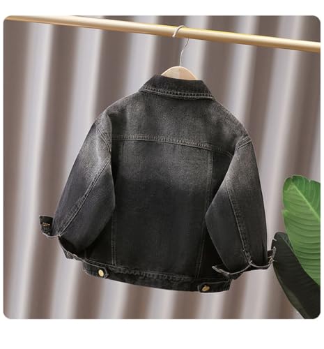 MW&FOFJR Girls Boys Denim Jacket Ripped Denim Coat Casual Outerwear School Travel Teen Jean Coat3