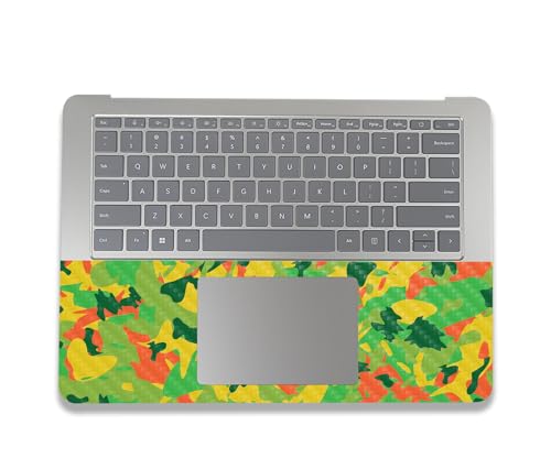 Image of MightySkins Carbon Fiber Skin Compatible with Microsoft Surface Laptop Studio 2 (2023) Full Wrap Kit - Spring Camouflage | Protective, Durable Textured Carbon Fiber Finish | Made in The USA
