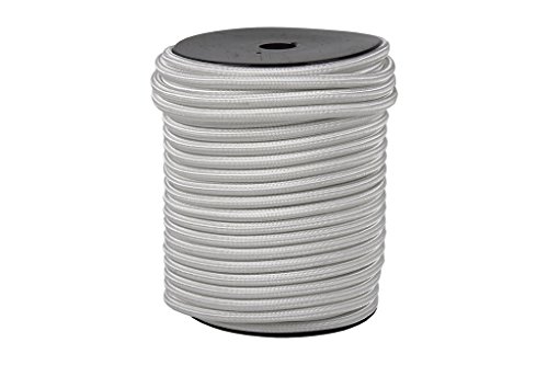 Cofan 08101077A Elastic Cord, White, 6 mm x 100 m
