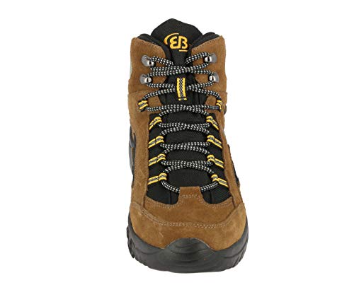 Brütting Unisex Chimney Rock Trekking- & Wanderstiefel, Braun Schwarz Gelb,41 EU