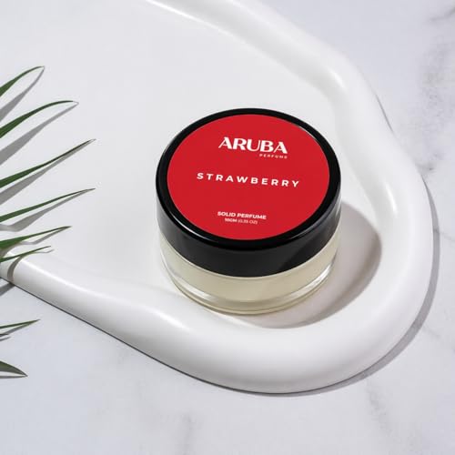 Image of Alcohol Free Strawberry Solid Perfumes | Wax Perfumes for Men & Women | Cologne | Strong & Lasting Fragrance | Gifting Pack for Him & Her