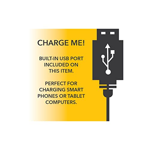 Adesso 5131-21 Emerson Desk Lamp Wireless Charging, 7W Led, 5W Qi, Usb Port, Indoor Lighting Lamps #TOP4