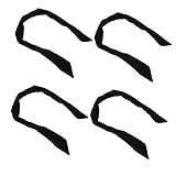 SHERCHPRY 4pcs Knotted Headbands Vintage Bow Hair Accessories for Makeup and Daily Use Flexible Wire Design for Secure and Comfortable Styling Occasion