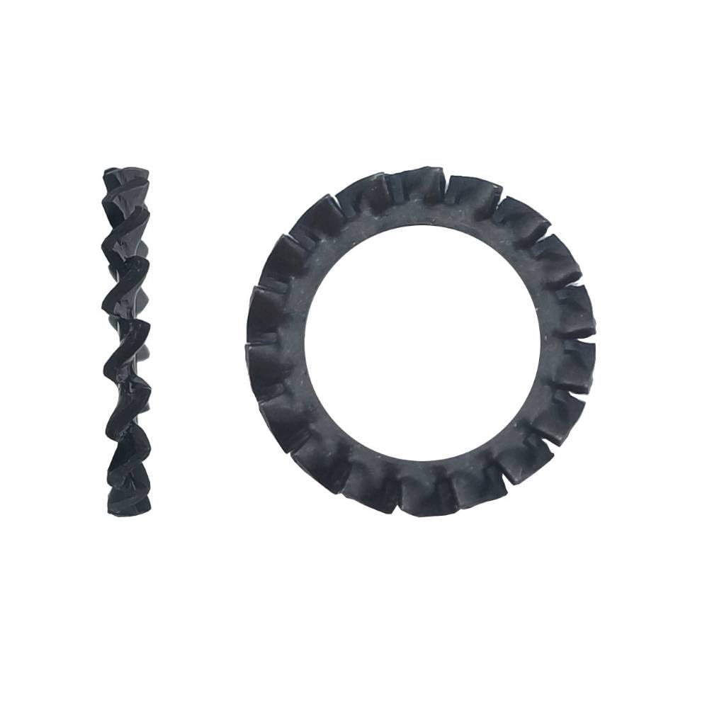 D-Work, 250 arandelas dentadas exteriores M18 mm - DIN 6798 A - Bruto
