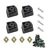 4 Stück Inliner Bremse Hinten, Bremsstopper Bremsklotz aus Tpr, Inliner Bremse Universal aus Pu, Set Mit Universellen Bremsen für Inline, Skates Ersatz Bremsklötze für Rollschuhe für Inlineskates