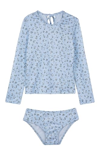 Gottex Kids Ditsy Dream Long Sleeve Rash Guard Set Swimwear Chlorine Fade Resistant and Built-in UPF UV 50+ Protection