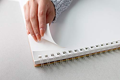 Strathmore 300 Series Mixed Media Paper Pad, Side Wire Bound, 5.5X8.5 Inches, 40 Sheets (117Lb/190G) - Artist Paper For Adults And Students - Watercolor, Gouache, Graphite, Ink, Pencil, Marker #TOP3