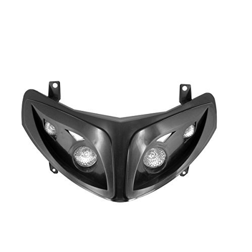 Tnttu Doppio Ottico 4 Lampade Alogena Adattatore Speedfight 2, Nero