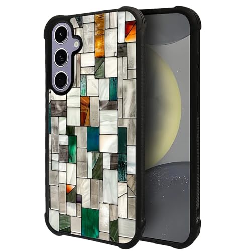Coque Samsung S24 S25 rigide esthétique motif verre teinté CARLOCA