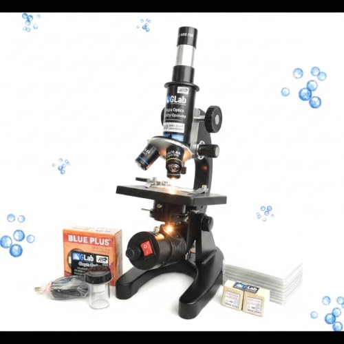 GLAB Compound Student Microscope with LED Lamp - Image 4