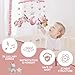 Baby Crib Mobile - Unicorn Crib Mobile for Girls with 25 Inches Mobile Arm and 35 Lullabies Musical Box, 3 Modes Digital, Volume Control, Essential Gift for Infant Bedroom Hanging Decor