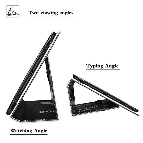 Bige For Lg G Pad 5 10.1 Case,Pu Leather Folio 2-Folding Stand Cover For Lg G Pad 5 T600 10.1 Inch Fhd Tablet 2019,Don't Touch #TOP4