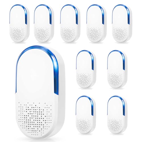 Image of 10 Pack Ultrasonic Pest Repeller, 2026 Upgraded Ultrasonic Repeller & Insect Indoor Repeller - Family and Pets Friendly, Plug in Ultrasonic Repellent for Mouse,Rat,Roaches,Flies,Geckos,Spiders (10)