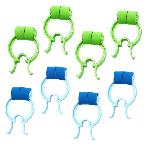 TOVINANNA Nose Bleeding Clip Set 8 Pack Nasal Stopper for Breathing Exercises Nose Pincher Shaper for Snoring Clip