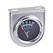 YullSorom 7-153 Oil Pressure Gauge Kit Universal Fit with Plastic Tube and Threaded Parts, Chrome,Black