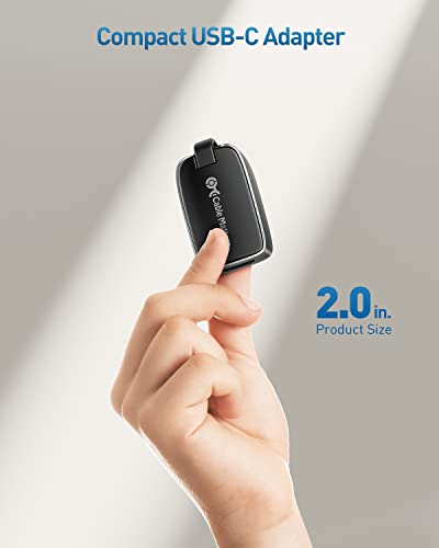 Cable Matters Portable 8K Usb C To Hdmi 2.1 Adapter Support 4K 120Hz And 8K 60Hz Hdr, Hdcp 2.3, Hdmi To Usb C Adapter, Thunderbolt 4, Usb4 Compatible, Max Resolution On Macbook Via Adapter Is 4K 60Hz #TOP1