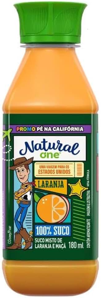 SUCO NATURAL ONE 180ML - LARANJA - FD6