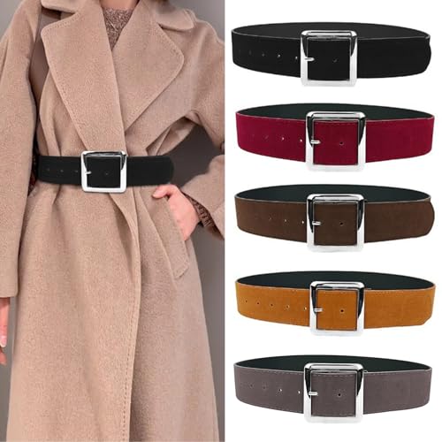 Stylish Faux Leather Waist Belt For Women Enhancing Outfits At Business Social Event Adjustable Waistband With Buckle2