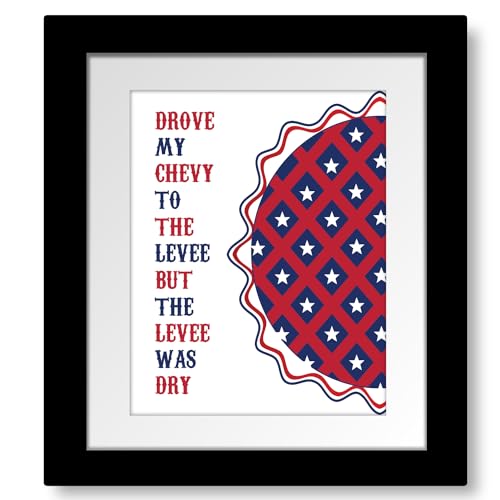 American Pie Song - Lyric Music Room Wall Visual Art