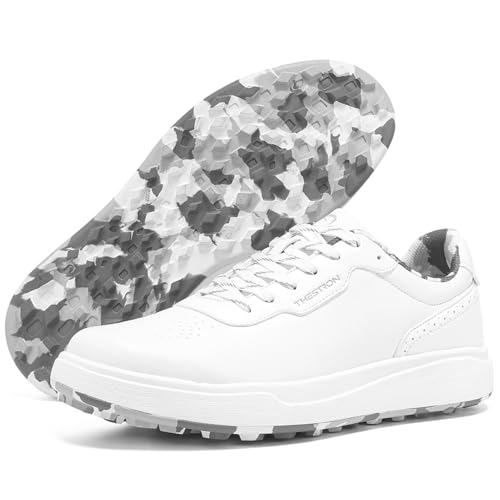 Zakey Mens Golf Shoes Male Spikeless Golf Sneakers for Men Outdoor Anti Slip Walking Footwears Size...