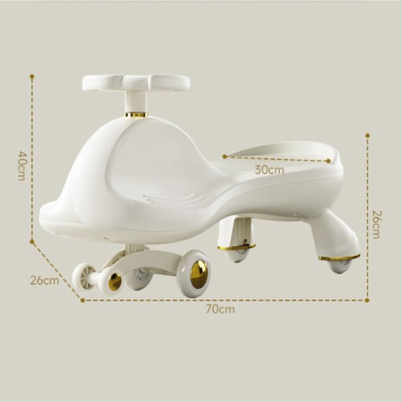 Miniatura 2 de Coche oscilante con ruedas intermitentes, luz musical, antivuelco, juguete para niños y niñas de 3 años en adelante (azul, rueda silenciosa)