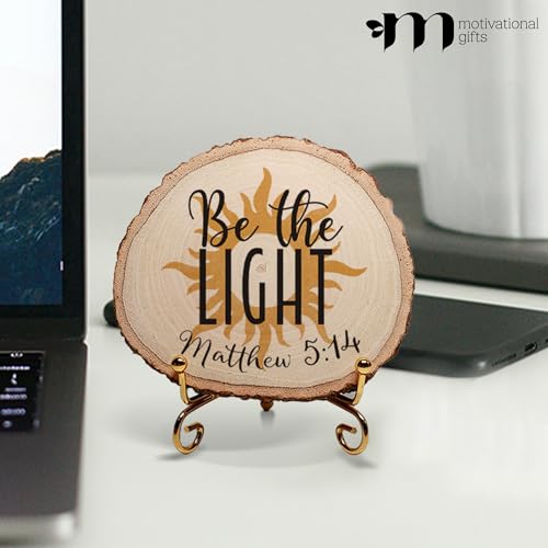 Image of MOTIVATIONAL GIFTS Be The Light Wooden Motivational Quotes Table Decorative Gifts Wood Showpiece For Office Table Living Room
