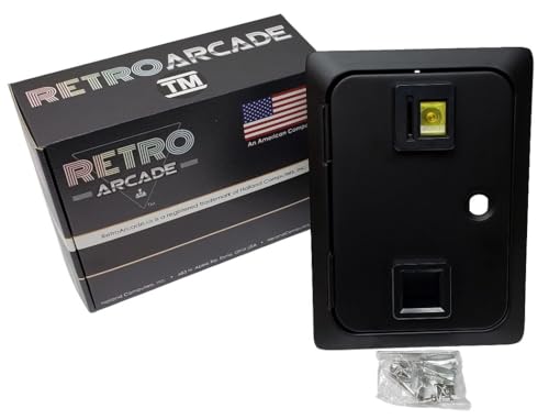 Arcade Game Single Entry Coin Door Blank, Coin mech's and