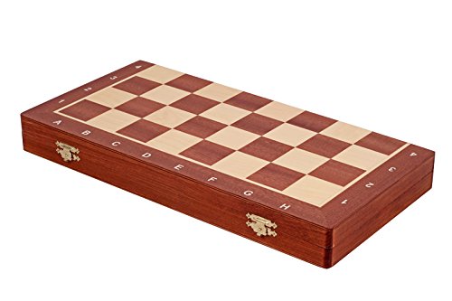Juego de ajedrez de madera con tablero y piezas europeas miniatura 4