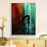 Malen Nach Zahlen Erwachsene Abstrakt Mädchen Malen Nach Zahlen Kinder ab 7, DIY Handgemalt Ölgemälde Set für Anfänger, Mit Pinsel und Acrylfarben, Weihnachtsdeko, Geschenke für Frauen 30x40cm w6t-377