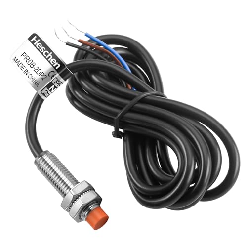 Heschen - Heschen Capteur de proximité inductif PR08-2DP2 type cylindrique CC 12-24 V 3 fils PNP NC (normalement fermé) CE