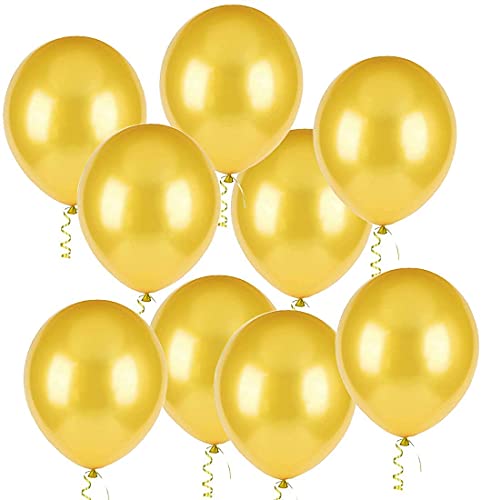 ン風船セット 100のゴールデンピースパーティー風船 バルーン 12インチ ラテックスゴールデン風船 バルーン パーティー お誕生日会 結婚式 飾り付けピ