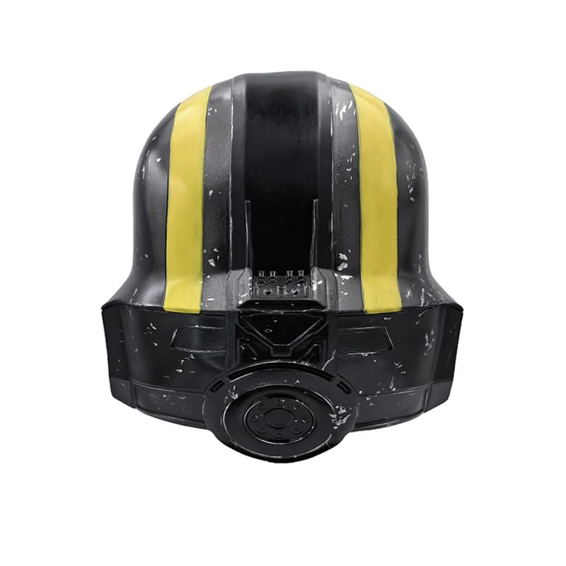 HD2 B-01 Cosplay Helmet,Super Earth Helmet, Resin Battle-Damaged Finish, One Size Most Adults， Holiday Costume4
