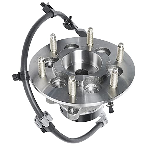 Image of Detroit Axle - 2WD Front Wheel Bearing & Hub Assembly with ABS Sensor for 2004-2008 GMC Canyon Chevy Colorado 2006 Isuzu i-280 2007-2008 i-290 i-370