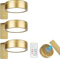 EliphonTowne 3PCS Bilderleuchte Kabellos Lampe - Schlafzimmer Wohnzimmer Bildbeleuchtung Leuchte, Magnetische Atmosphäre LED Wandleuchte Kabellos, Remote Control Art Painting Wandleuchte Ohne Bohren