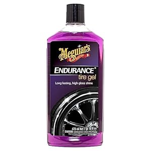 Meguiar’s G7516 Endurance Tire Gel, Premium Tire Gel for a Lasting Glossy Shine – 16 Oz Bottle, PURPLE